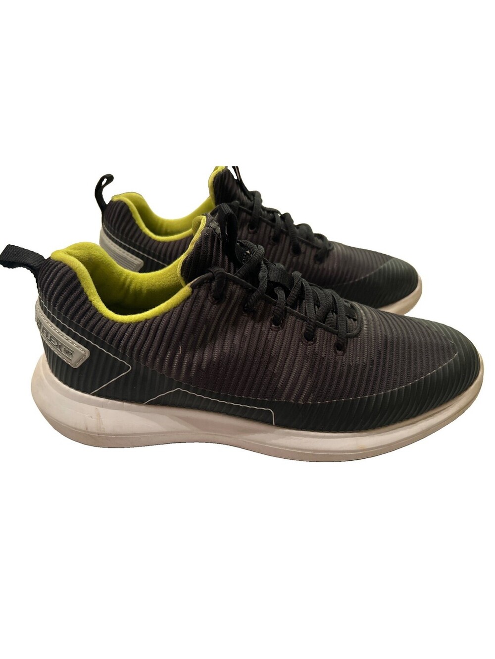 FootJoy FJ Flex XP Men’s Golf Shoes Size 7.5 W Black Spikeless 56253